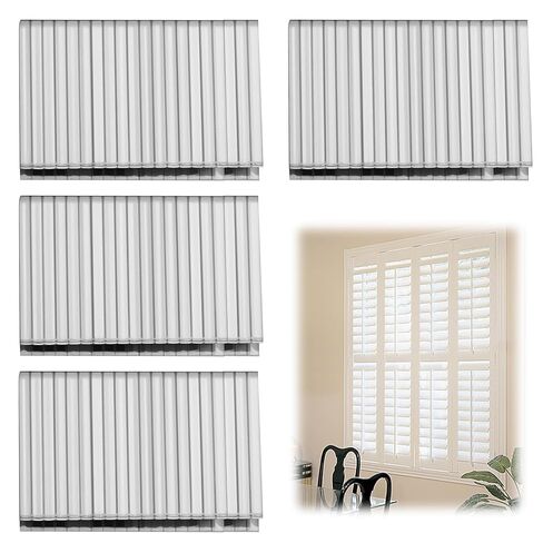 160 Pcs Louver Staples, Plantation Shutter Repair Fasteners Hardware Kit, Durable Zinc Plated Metal Indoor Window Blind Tilt Rod Staples for Blind Repair (0.6"*0.2") in Saudi Arabia