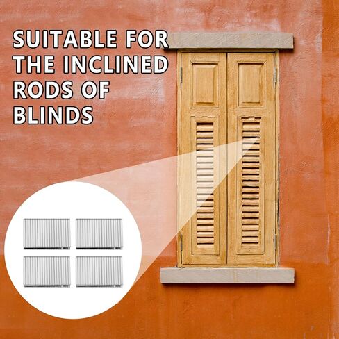 160 Pcs Louver Staples, Plantation Shutter Repair Fasteners Hardware Kit, Durable Zinc Plated Metal Indoor Window Blind Tilt Rod Staples for Blind Repair (0.6"*0.2") in Saudi Arabia