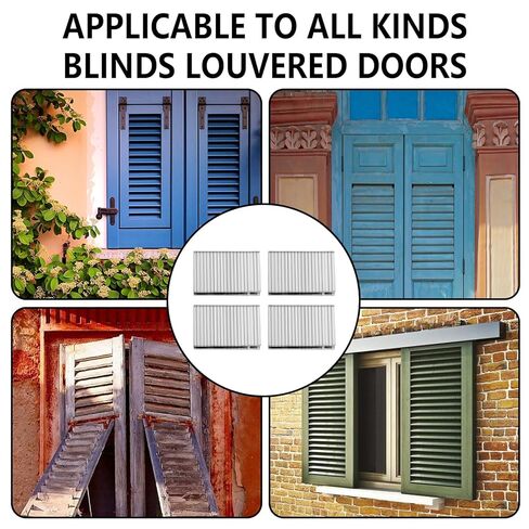 160 Pcs Louver Staples, Plantation Shutter Repair Fasteners Hardware Kit, Durable Zinc Plated Metal Indoor Window Blind Tilt Rod Staples for Blind Repair (0.6"*0.2") in Saudi Arabia