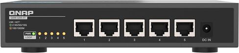 QNAP 8-Port Multi-Gig 10GbE Lite-Managed Network Switch (QSW-L3208-2C6T-US) – 6× 10/5/2.5/1G RJ-45, 2× SFP+/RJ-45 Combo in Saudi Arabia