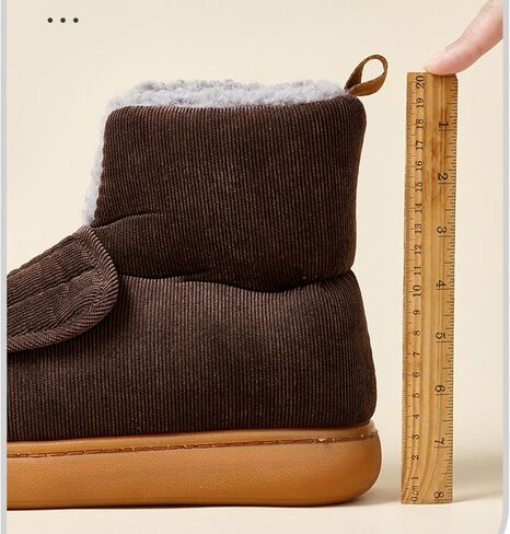 JIAHG Women Men’s Adjustable Closure Diabetic Booties Wide Fit Edema Shoes High Ankle Boots for Elderly Swollen Feet in Saudi Arabia