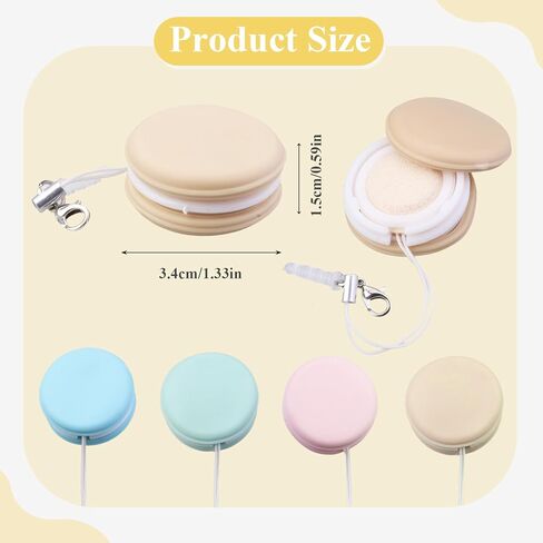 4-Pack Macaron Phone Screen Cleaner, Portable Screen and Eyeglass Brush Cleaner, Washable Double-Sided Screen Cleaner, Suitable for Glasses, Mobile Phones and Computers（Pink/Green/Blue/Khaki in Kuwait