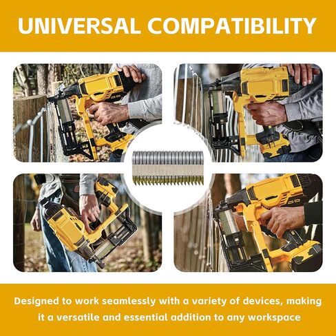 DFS9150B1G دبابيس شائكة مجلفنة، 1.5 بوصة، 960 حزمة، لدباسة سياج لاسلكية DEWALT 9GA in Kuwait