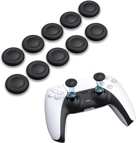 أغطية قبضة استبدال عصا التحكم Newdery لوحدة التحكم PS4/PS5 ، قبعات قبضة الإبهام PS5/PS4 ، مضادة للانزلاق ، مضاد للخلع ، مضاد للبنجر ، أغطية استبدال مقاطع التحكم PS4/PS5-(10pcs) (10pcs) (10pcs) in Saudi Arabia