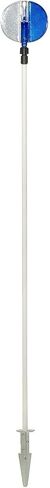 NuVue 2666 46" - 72" Blue & WhiteTelescopic Driveway Marker Reflector - Quantity 8 in Kuwait