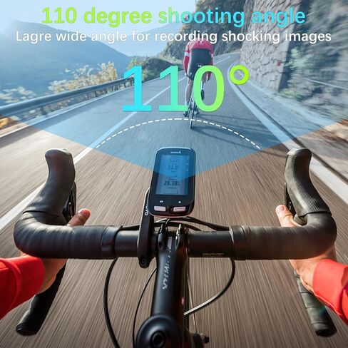 Hands-Free Action Camera with Loop Record & Night Vision, Mini Body Cam 110° Wide Angle, Thumb Size POV Cam Wifi App Connection, Wearable Camera Glasses for Running Cycling Traveling, 16GB Card(Black) in Saudi Arabia
