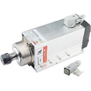 المغزل المربع المبرد بالهواء 2.2KW ER20 220V 380V 400 هرتز 24000 دورة في الدقيقة شفة التركيب (2.2kw ER20 220V) in Kuwait