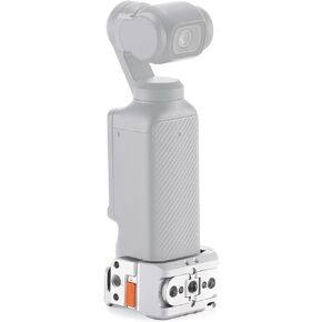 Tilta Mini Accessory Mounting Expander for DJI Osmo Pocket 3 & Xtra Muse | Lightweight Mount Adapter with Cold Shoe, GoPro, Magnetic Connector - Titanium White in Saudi Arabia