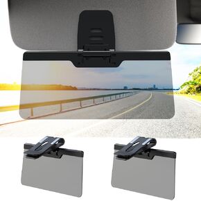 Sun Visor Extender for Car, Enhanced UV400 Anti-Glare, Adjustable Mount with PC Lens, Universal Car Anti-UV Polarized Sun Visor Extender Attachment, Anti-Snow Blind, Ensure Safe Driving in Saudi Arabia