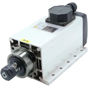 Square air-cooled spindle motor 2.2KW 220V 380V ER20 flange 4 bearing CNC(2.2kw 220V ER20) in Saudi Arabia