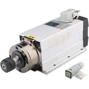 Air-cooled square spindle motor 2.2kw 220V with flange ER20 4 bearings(2.2kw 380V ER20) in Saudi Arabia