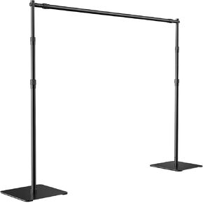 Photo Backdrop Stand Heavy Duty, Adjustable 10*8ft Back Drop Stand for Party, Sturdy Pipe and Drape Stand, Versatile Flower Wall Backdrop Frame for Wedding, Baby Shower, Birthday, Trade Shows in Saudi Arabia