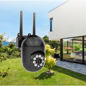 كاميرا أمان WiFi 1080P 5G مع إمالة بزاوية 355 درجة، رؤية ليلية ملونة، تحدث في اتجاهين، لاسلكية داخلية/خارجية، تعمل بمنفذ USB، التحكم في التطبيق in Kuwait