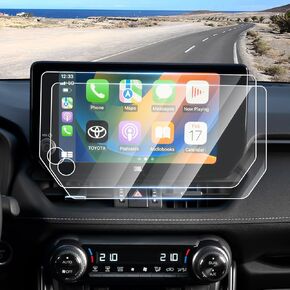 3PCS Screen Protector for 2025 2026 GMC Yukon 16.8 Inch Navigation + 11 Inch Dash + 8 Inch Rear Climate Control Screen, Tempered Glass Touchscreen Protector Navigation Screen Cover Protective Film in Kuwait
