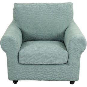 KRFOONN 2 Piece Chair Covers Printed Sofa Covers Couch Covers Washable Armchair Sofa Couch Slipcover Furniture Protector with Elastic Bottom for Living Room (Armchair, 20), Small in Kuwait