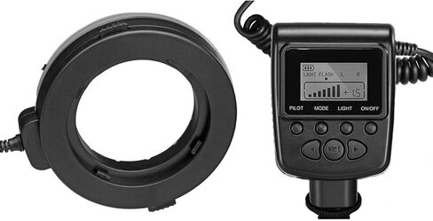 Dual Macro LED Ring Light/Flash Compatible with Nikon D3000 (Applicable for All Nikon Lenses) in Saudi Arabia