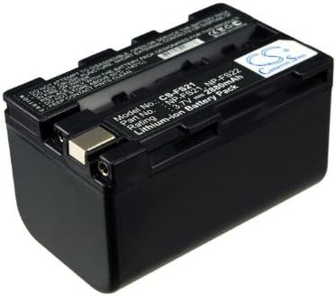 Replacement Battery for DCR-PC1 DCR-PC1E DCR-PC2 DCR-PC2E DCR-PC3 DCR-PC3E DCR-PC4 DCR-PC4E DCR-PC5 DCR-PC5E DCR-PC5L DCR-TRV1VE NP-FS20 NP-FS21 NP-FS22 (2880mAh) in Saudi Arabia