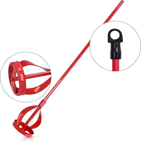 Paint Mixer Bit Steel Hex Rod Power Tool Replacement for Paint Mud 1 Quart to 5 Gallon Bucket Drill Attachment Grout Mortar Stirrer in Saudi Arabia