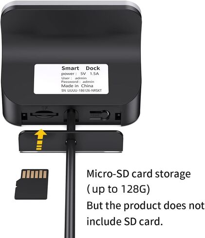 كاميرا شاحن LIZVIE USB-C: شاحن كاميرا مخفية بدقة 1080 بكسل عالية الدقة وواي فاي 2.4 جيجا ورؤية ليلية واكتشاف الحركة على مدار الساعة طوال أيام الأسبوع - أمان غير مرئي للمنزل والمكتب in Kuwait