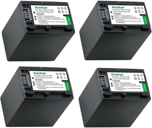 قطعة واحدة من بطارية بديلة NP-FH100 من Kastar لكاميرا Sony DCR-DVD920، DCR-HC16، DCR-HC17، DCR-HC18، DCR-HC19، DCR-HC20، DCR-HC21، DCR-HC22، DCR-HC23، DCR-HC24، DCR-HC26، DCR-HC27، DCR-HC28 in Kuwait
