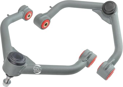 Front Upper Control Arms for 2009-2018 Dodge Ram 1500, 2019-2022 Ram 1500 Classic, 2-4" Lift Tubular Suspension Control Arm, Replacement OEM Factory Suspension Arms, Wrinkle Gray in Saudi Arabia