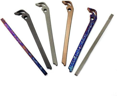 1 قطعة نك سبائك التيتانيوم العمود الفقري الخلفي استبدال يناسب كريس ريف كبير سيبينزا 21 31 سكاكين الجيب in Kuwait