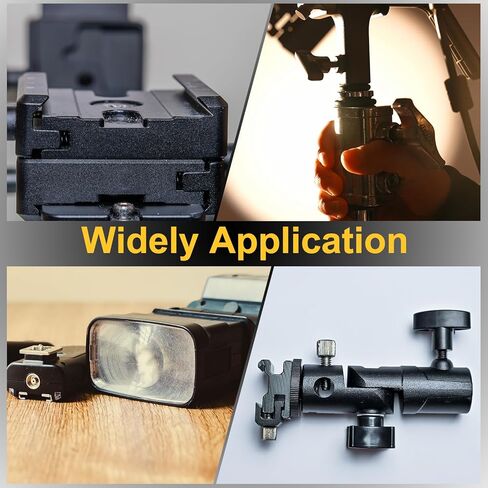 MECCANIXITY Camera Screw Mount Set, Double End Screw, Double Threaded Screw, C Ring and Female Screw for Camera, Tripod Screw Adapter, Monopod, Flash Light in Saudi Arabia