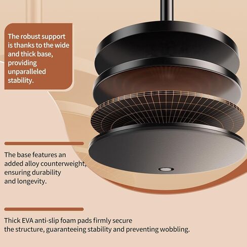 حامل هاتف علوي من الألومنيوم عالي التحمل لتسجيل الفيديو، حامل ثلاثي لهاتف iPhone قابل للتعديل للقطات العلوية، حامل كاميرا هاتف مكتبي للطهي، تقنيات الأظافر، التصوير، البث المباشر in Kuwait