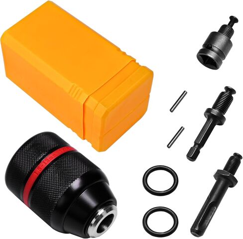 Keyless Drill Chuck 1/2" 20UNF for Milwaukee – 1.5-13mm Self-Tightening Quick Change Chuck, Fits M18/M12 Drills & Impact Drivers, Alloy Steel Construction in Saudi Arabia