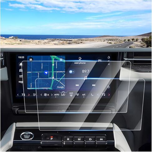 2PCS Screen Protector for 2021-2025 Toyota Venza, 12.3 Inch Touch Screen Protector Tempered Glass Navigation Display Screen Cover Infotainment Protective Film in Kuwait