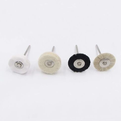 40PCS Low Speed Drill Bit Micro Polishing Wheel 2.35mm Shank Diameter for Processing Nail, Wood, Glass, Plastic, Metal, Stone, Tile, Ceramic in Saudi Arabia