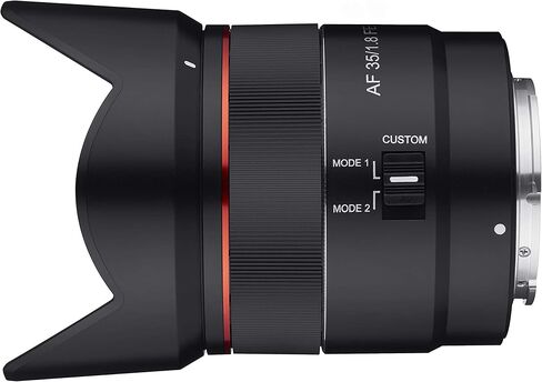 عدسة Samyang 35 مم F1.8 ذات إطار كامل مدمج بزاوية عريضة لحامل Sony E، أسود (SYIO3518-E) (متجدد) in Kuwait