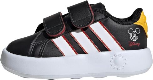 حذاء رياضي من Adidas للجنسين للأطفال من Disney Grand Court مزود بخطاف وحلقة in Saudi Arabia