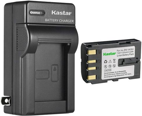 Kastar 1-Pack Battery and AC Wall Charger Replacement for JVC GR-DVL166, GR-DVL167, GR-DVL200 DVL200U, GR-DVL205, GR-DVL207, GR-DVL210 DR-DVL210U, GR-DVL220 DR-DVL220U, GR-DVL257, GR-DVL300, GRDVL300U in Saudi Arabia
