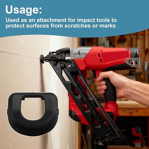 42-38-0141 وسادة No-Mar متوافقة مع Milwaukee 2742-20/2743-20 لـ M18 Brad Nailer، مجموعات المجلات 16ga - قطعة بديلة جديدة متينة - 3 عبوات in Kuwait