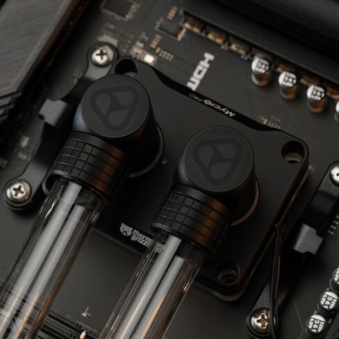 Thermal Grizzly DeltaMate Plug – Black Low-Profile G1/4 Sealing Cap for Custom PC Water-Cooling in Saudi Arabia