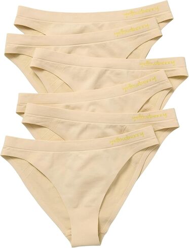 Yellowberry New Girls' 6pk, Fuller Coverage Seamless Underwear with Bonded, No-Show Seam in Saudi Arabia