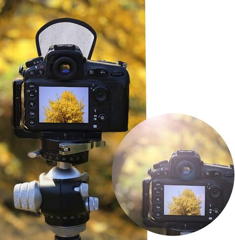 ناشر فلاش عالمي متين باللون الفضي والأبيض لكاميرا DSLR ومضات علوية مثبتة على ملحقات فلاش الكاميرا للصور الداخلية والخارجية أو التصوير اليومي in Kuwait