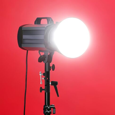 Aluminum Alloy Flash Light Stand Adapter with Dual Mount Umbrella Swivel Holder for Off-Camera Tripod Photography Accessories Compatible with Umbrella Softbox in Saudi Arabia