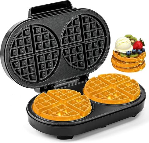Electric Instant Crepe Maker, 8 Inch Portable Electric Crepe Maker Machine & Non-Stick Coating, On/Off Switch & Automatic Temperature Control, Compact Crepe Maker, Black in Kuwait