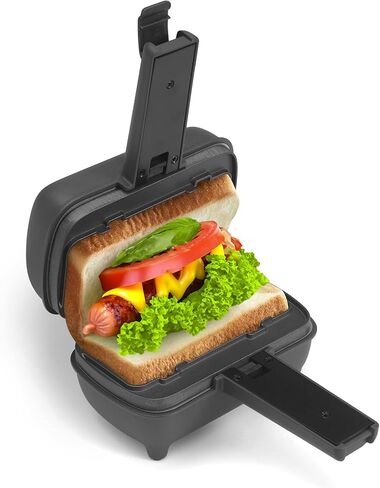 Electric Instant Crepe Maker, 8 Inch Portable Electric Crepe Maker Machine & Non-Stick Coating, On/Off Switch & Automatic Temperature Control, Compact Crepe Maker, Black in Kuwait