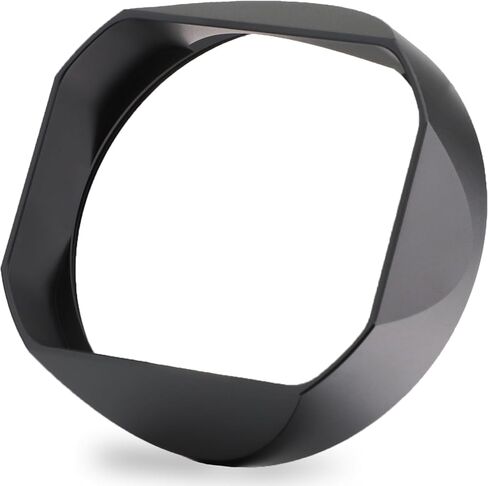 Haoge Metal Square Lens Hood with Metal Lens Front Cap for Leica Q3 Q2 Q Q-P QP q3 Typ116 Camera Accessories in Saudi Arabia