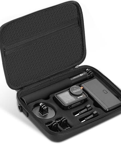 Carrying Case for DJI Osmo Action 3/Action 4, Portable PU Leather Carrying Case, Waterproof Travel Portable Bag, for Action 3 / Action 4 Adventure Combo Accessories in Kuwait