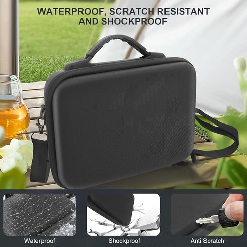 Carrying Case for DJI Osmo Action 3/Action 4, Portable PU Leather Carrying Case, Waterproof Travel Portable Bag, for Action 3 / Action 4 Adventure Combo Accessories in Kuwait
