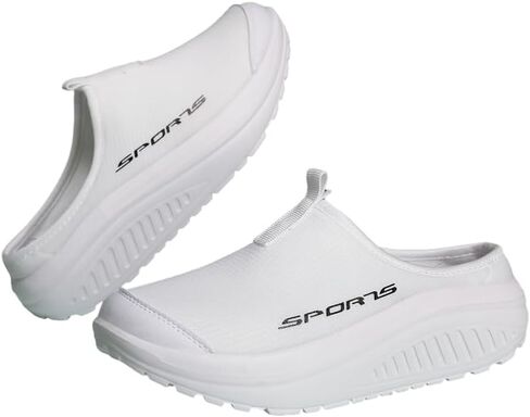Women's Breathable Mesh Slip-On Sneakers - Cushioned Sole, Comfortable Fabric Insole, All-Season Low-Top Design, Casual Footwear EVA Sole Sneakers in Saudi Arabia