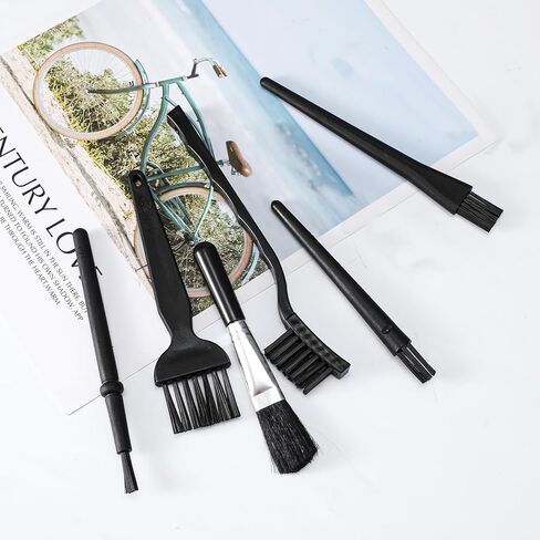 8 Pcs Anti Static Electronic Dust Cleaning Brushes Mini Keyboard Cleaning Brushes Kit Anti Static Brush for Laptop Computer Keyboard Motherboard Camera Small Space Car Lab(6) in Saudi Arabia
