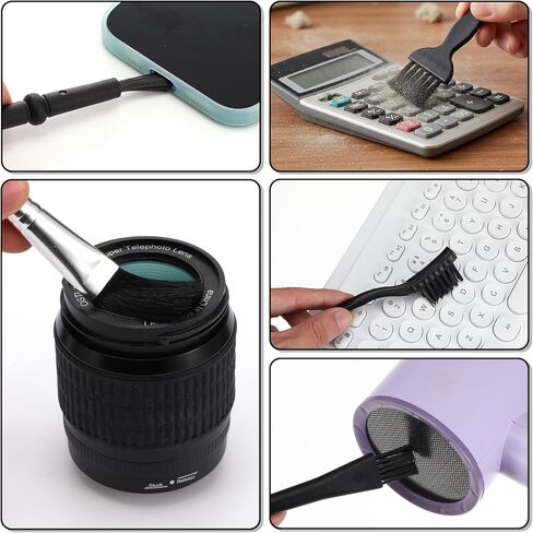 8 Pcs Anti Static Electronic Dust Cleaning Brushes Mini Keyboard Cleaning Brushes Kit Anti Static Brush for Laptop Computer Keyboard Motherboard Camera Small Space Car Lab(6) in Saudi Arabia