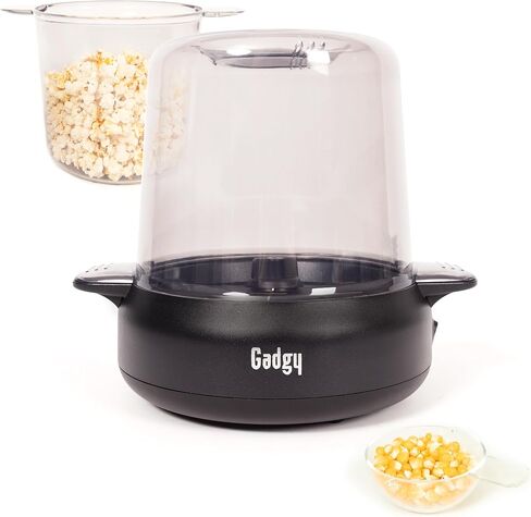 Popcorn Machine – 800W Electric Hot Oil Popcorn Maker with Non-Stick Plate, Lid & Stirrer – Large 24-Cup Popper for Home, Parties, Movie Night – Butter, Sugar & Spice Compatible (Red) in Saudi Arabia
