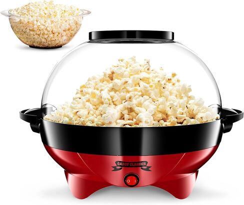 Gadgy Premium Popcorn Maker Machine 500W - 2-in-1 Serving Bowl Design in Kuwait