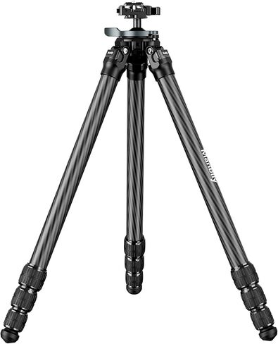 Manbily Shooting Tripod, Carbon Fiber Hunting Tripod with 32mm Legs and 38mm Ball, Picatinny to Arca Swiss Adapters, Max Load 44lbs (QM-324PA) in Saudi Arabia